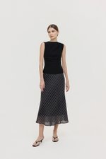 MAVIS CHECKERED BIAS SKIRT