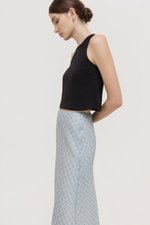 MAVIS CHECKERED BIAS SKIRT