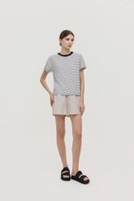 HANES STRIPED COTTON TEE
