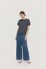 HANES STRIPED COTTON TEE