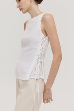 CIERRA SIDE TIE SLEEVELESS TOP