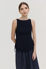 CIERRA SIDE TIE SLEEVELESS TOP