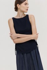CIERRA SIDE TIE SLEEVELESS TOP