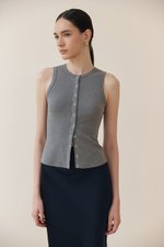 CLARRA MODAL BUTTONDOWN TANK