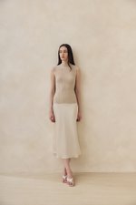 ELOISE SATIN BIAS SKIRT