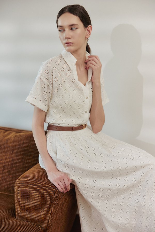 VALERINA EYELET SHIRT
