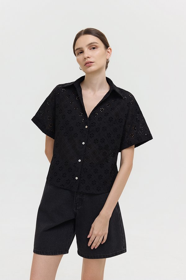 VALERINA EYELET SHIRT
