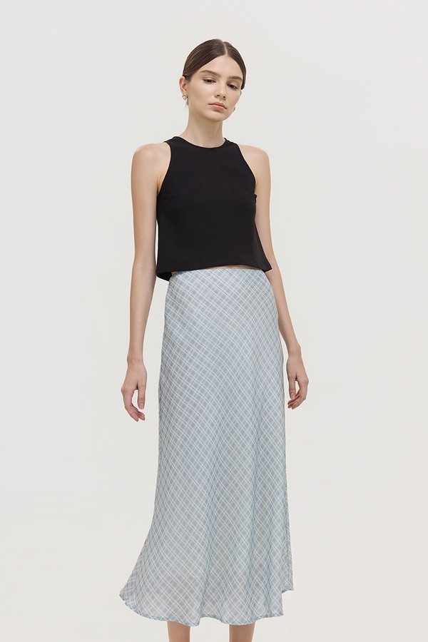 MAVIS CHECKERED BIAS SKIRT