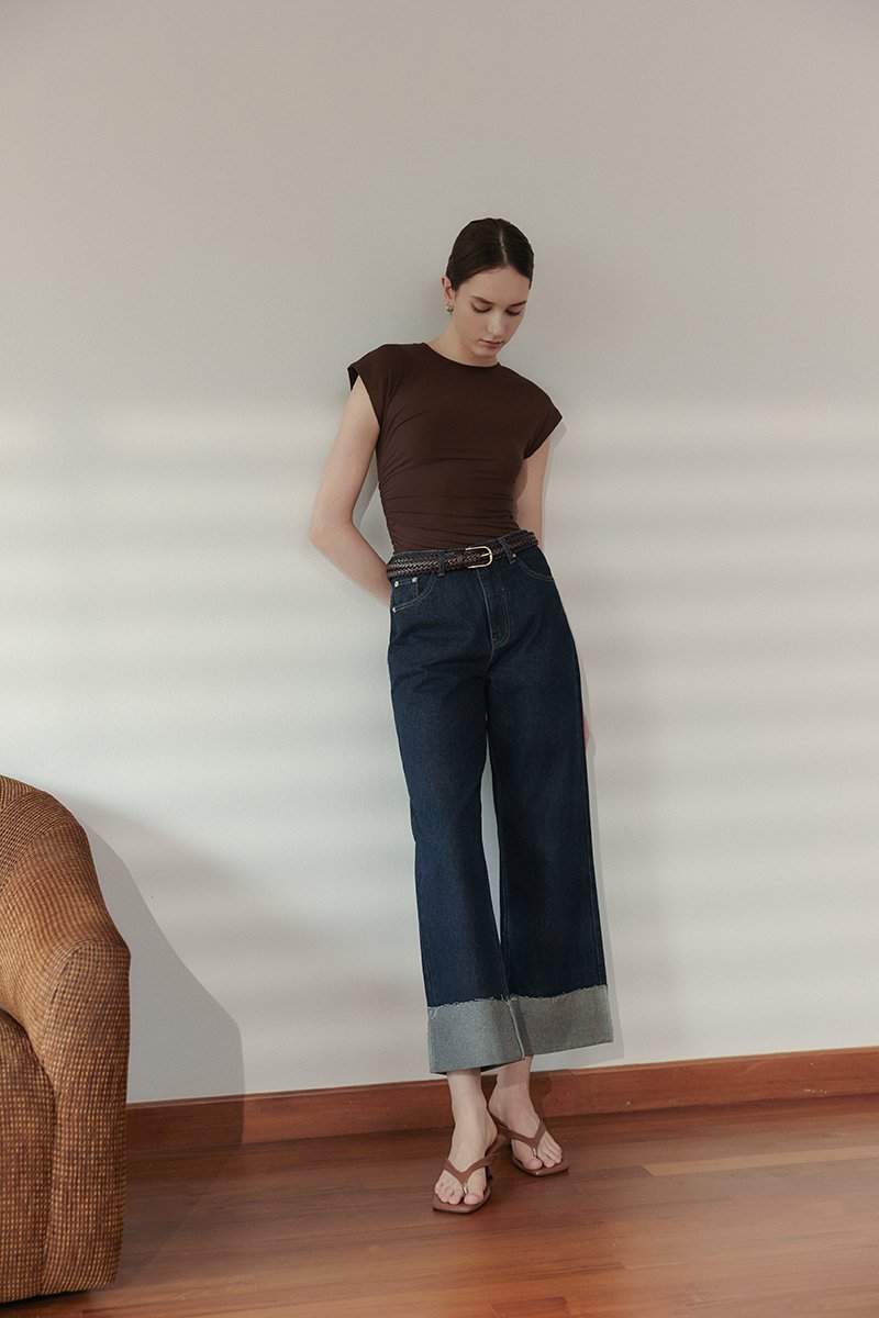 SANCIA WOVEN BRAID LEATHER BELT