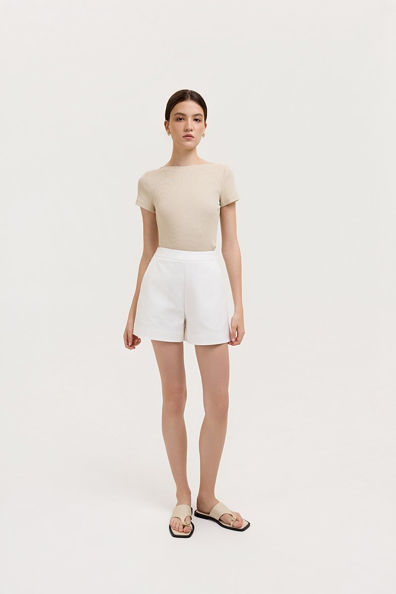 LYON HIGH WAISTED TAILORED SHORTS
