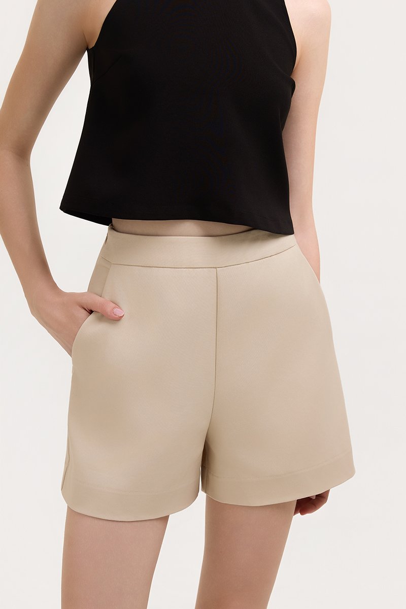 LYON HIGH WAISTED TAILORED SHORTS