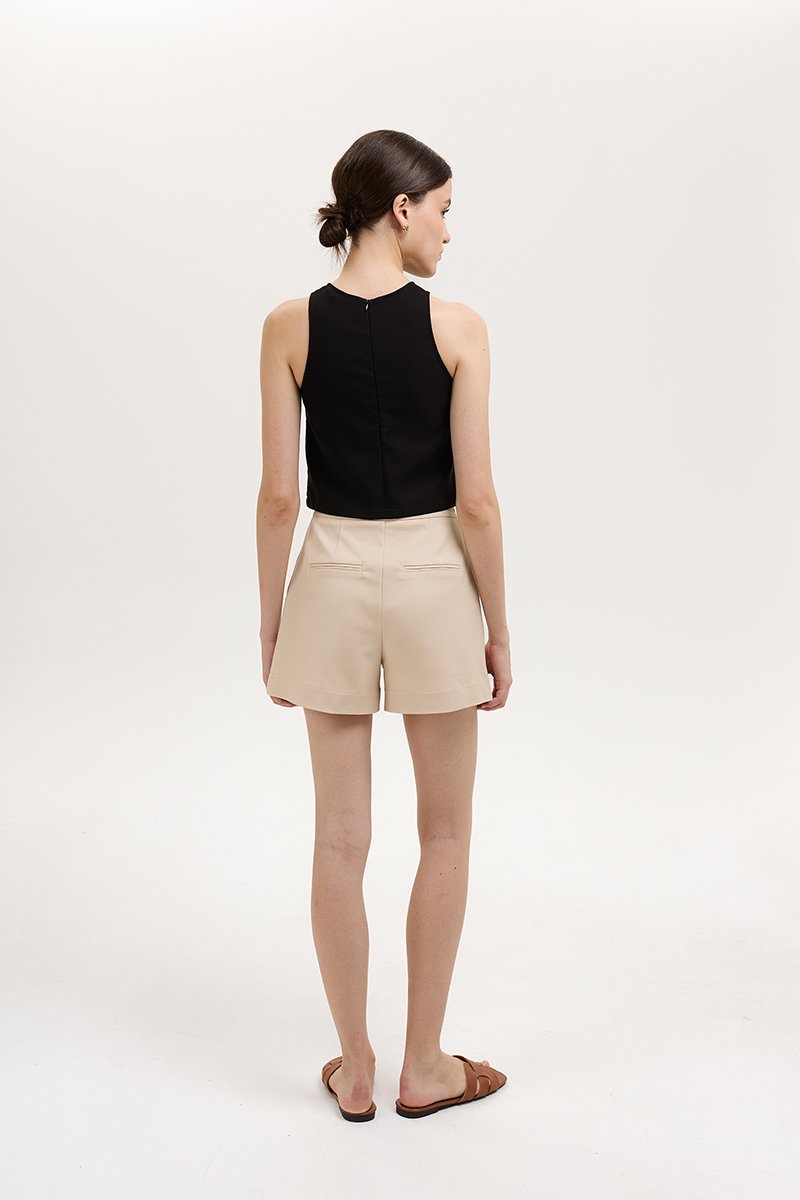 LYON HIGH WAISTED TAILORED SHORTS