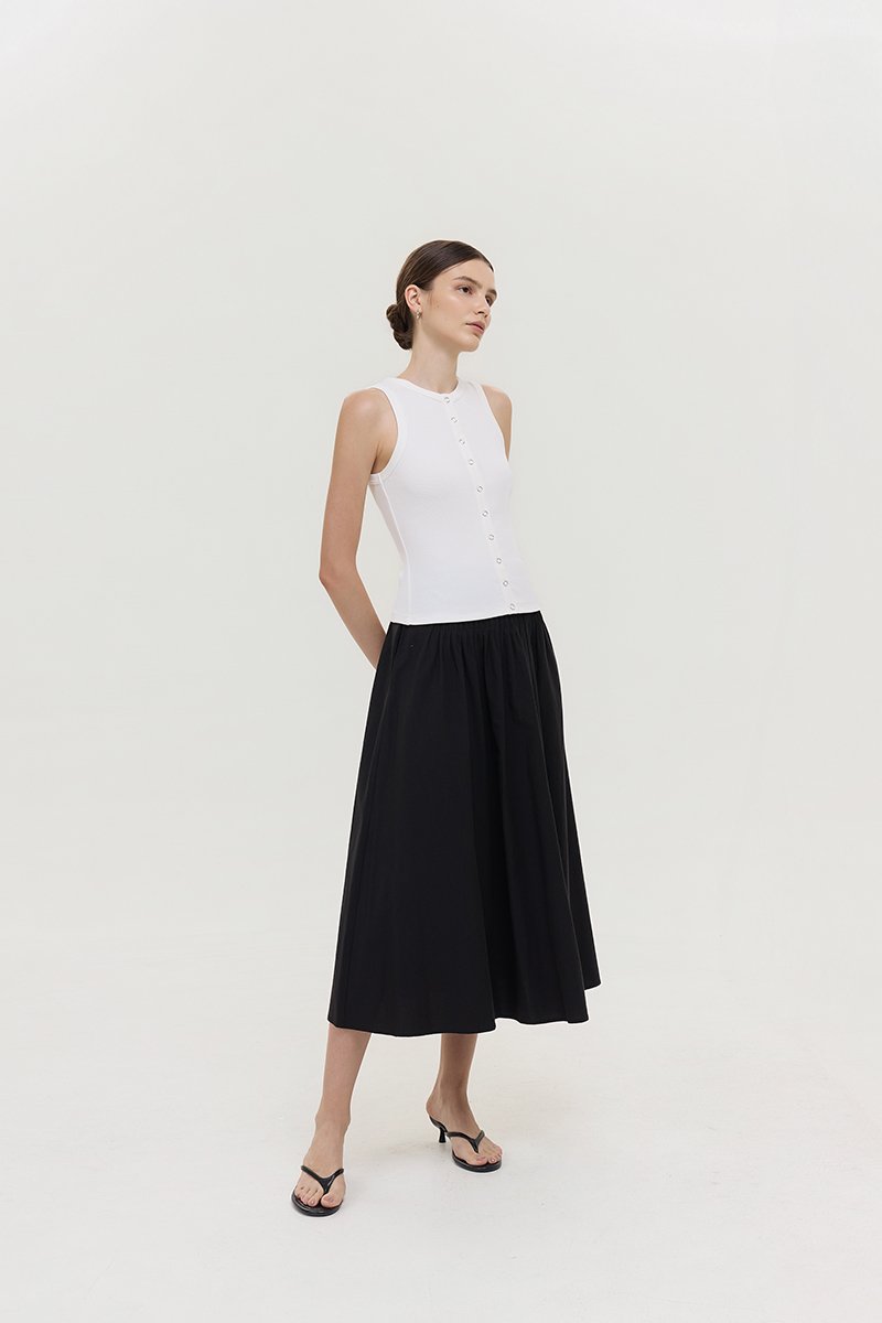 CLARRA MODAL BUTTONDOWN TANK