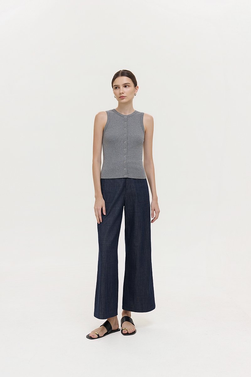 CLARRA MODAL BUTTONDOWN TANK