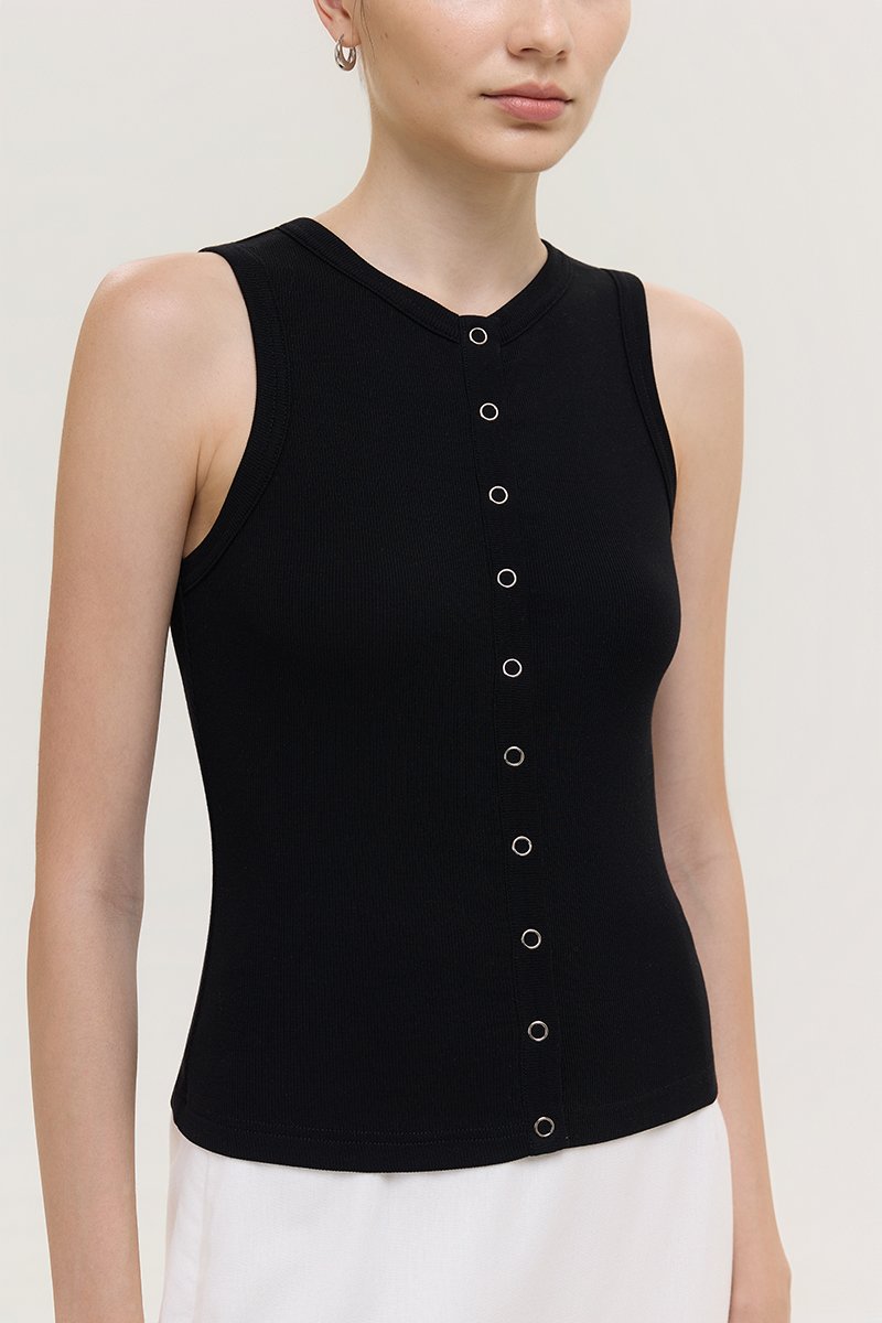 CLARRA MODAL BUTTONDOWN TANK