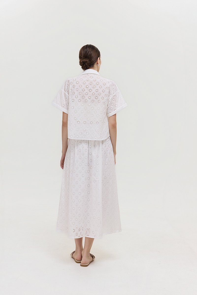 VALERINA EYELET SHIRT