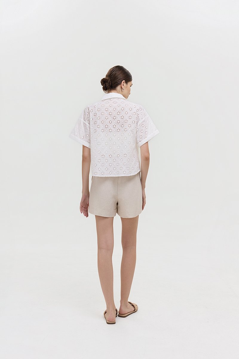 VALERINA EYELET SHIRT