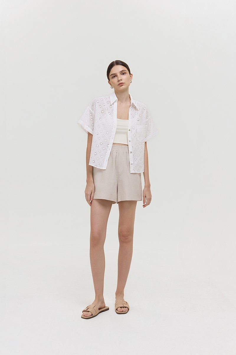 VALERINA EYELET SHIRT