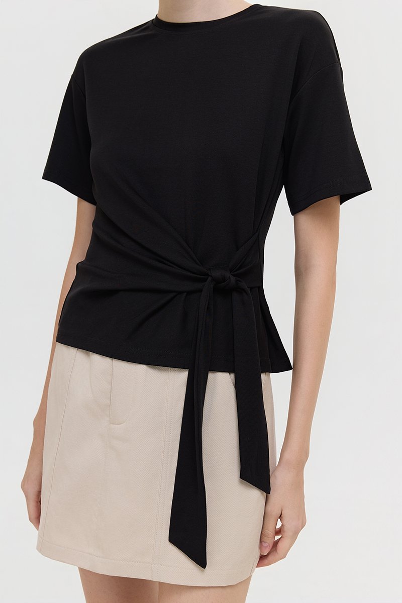 GINELLE SIDE KNOT TEE