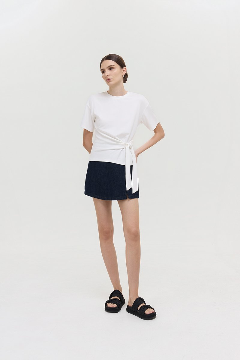 GINELLE SIDE KNOT TEE
