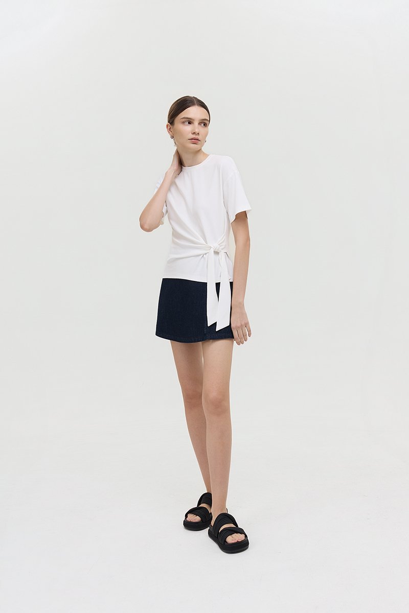 GINELLE SIDE KNOT TEE