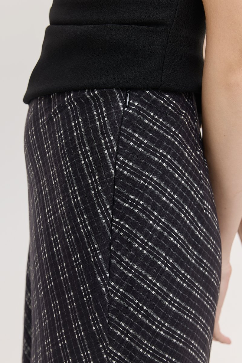 MAVIS CHECKERED BIAS SKIRT