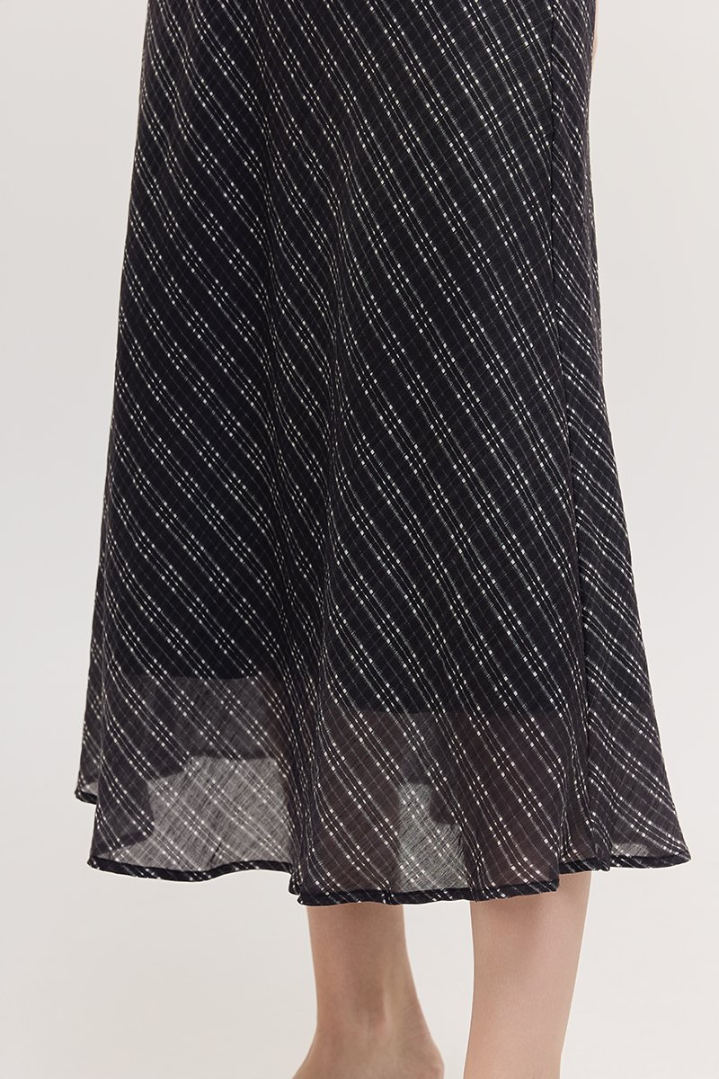MAVIS CHECKERED BIAS SKIRT