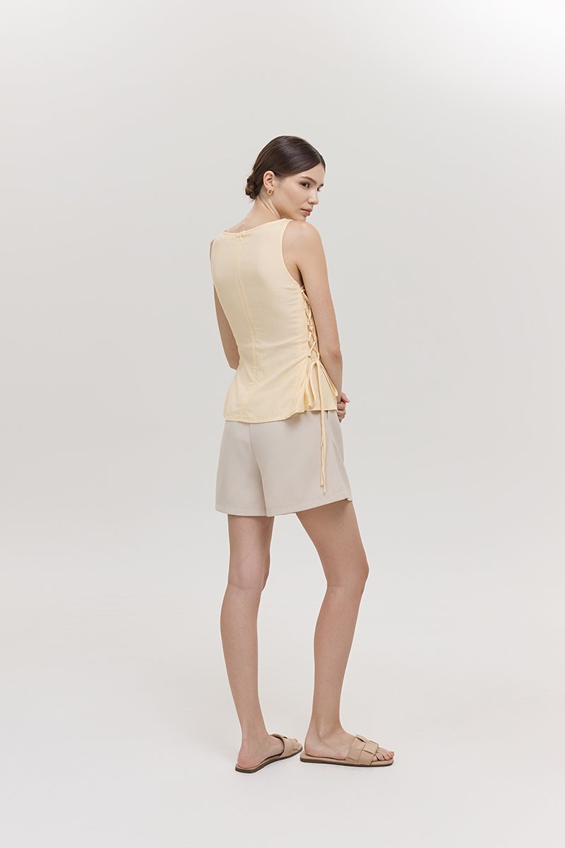 CIERRA SIDE TIE SLEEVELESS TOP