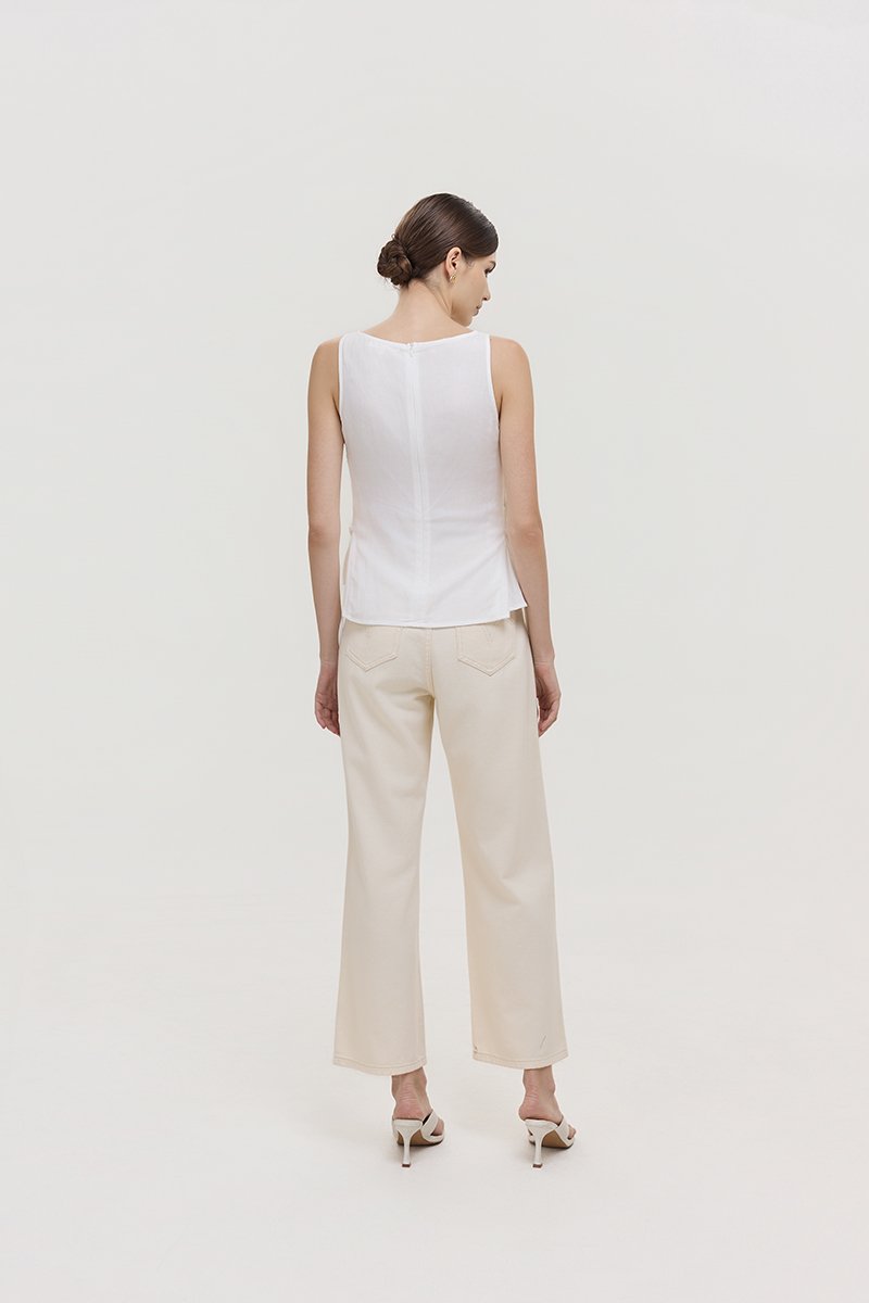CIERRA SIDE TIE SLEEVELESS TOP
