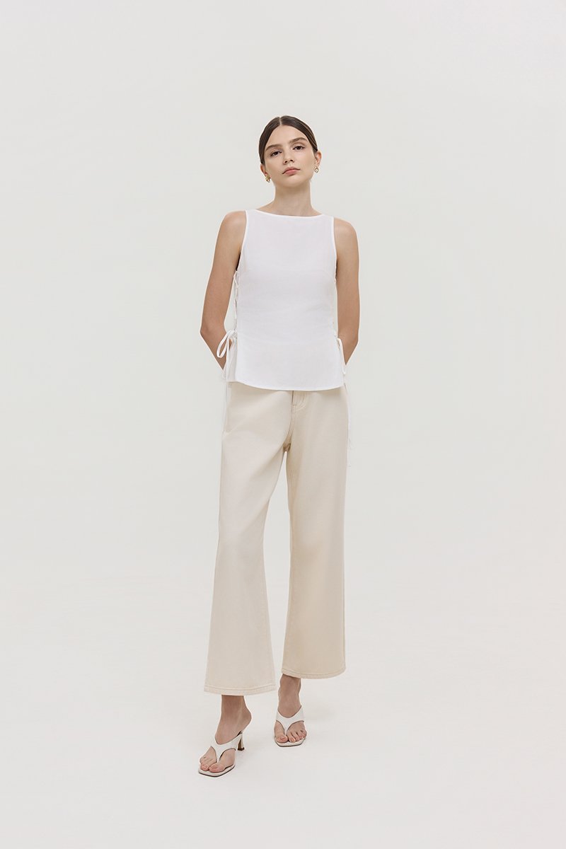 CIERRA SIDE TIE SLEEVELESS TOP