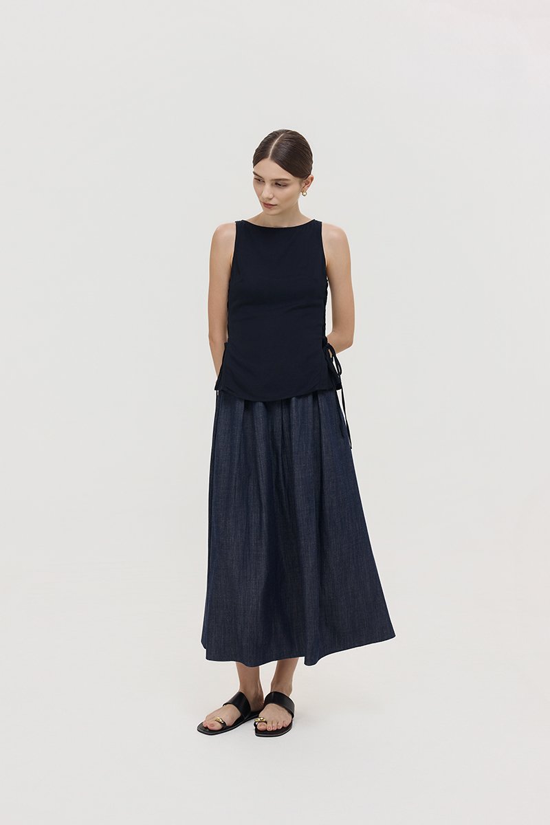 CIERRA SIDE TIE SLEEVELESS TOP