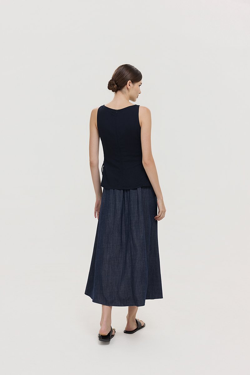 CIERRA SIDE TIE SLEEVELESS TOP