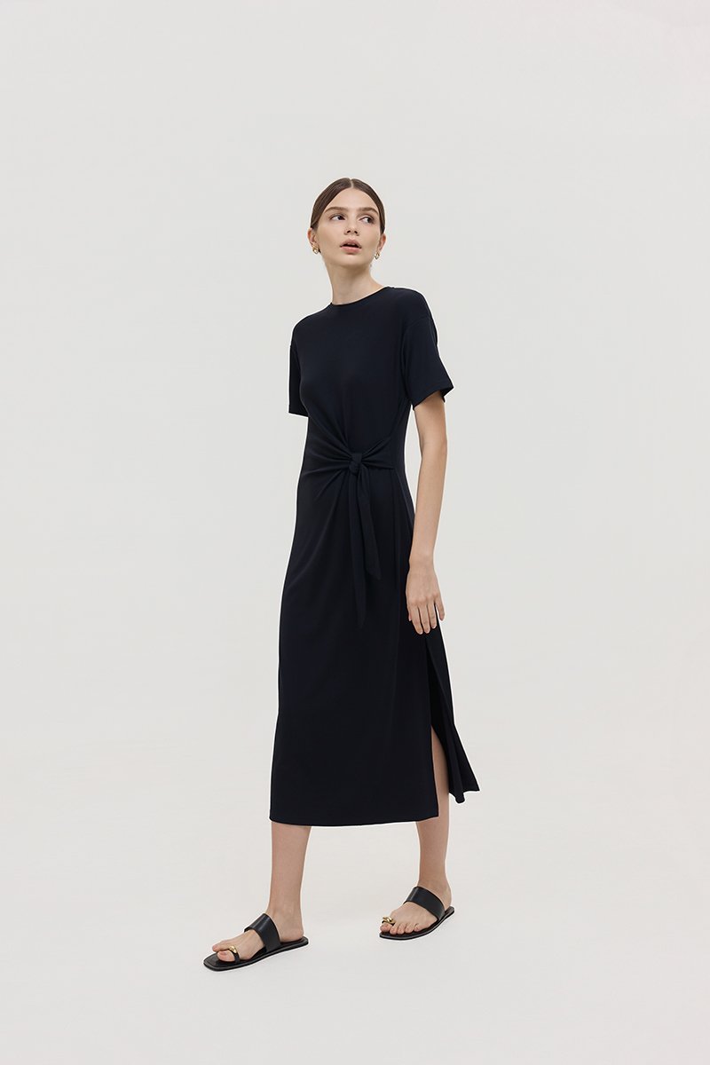 KYRO TIE WAIST TEE DRESS