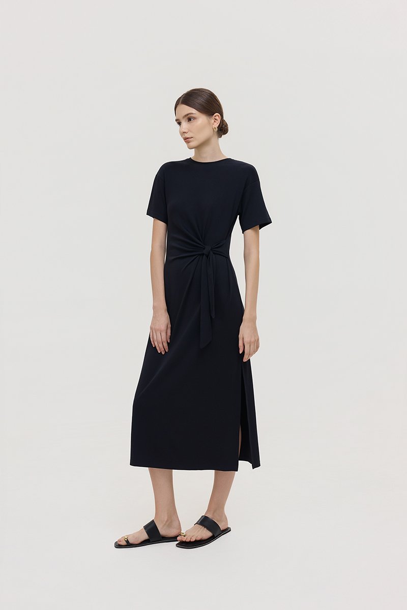 KYRO TIE WAIST TEE DRESS