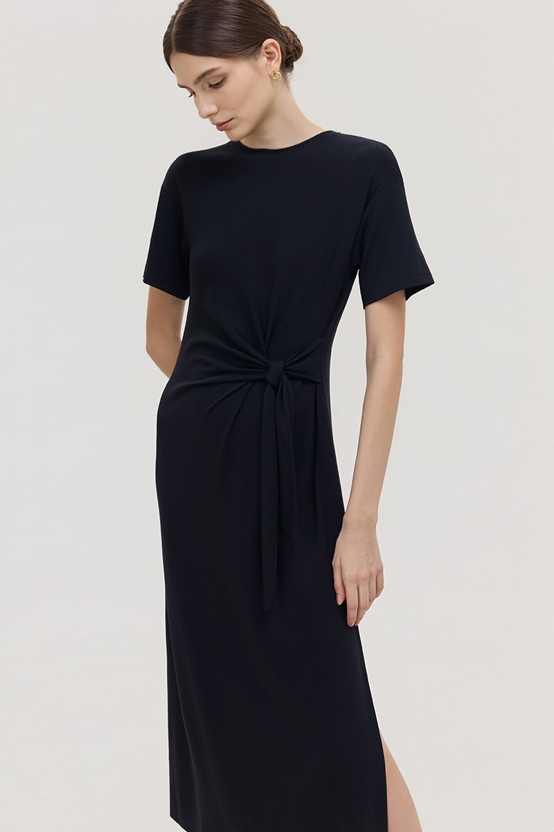 KYRO TIE WAIST TEE DRESS