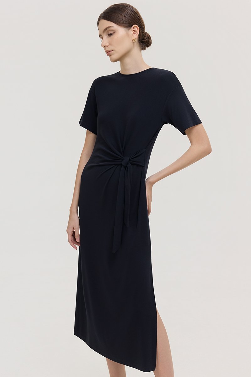 KYRO TIE WAIST TEE DRESS