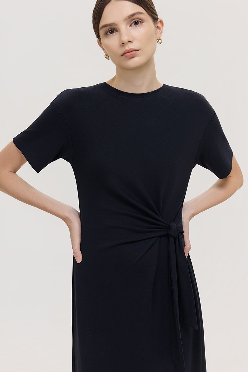 KYRO TIE WAIST TEE DRESS