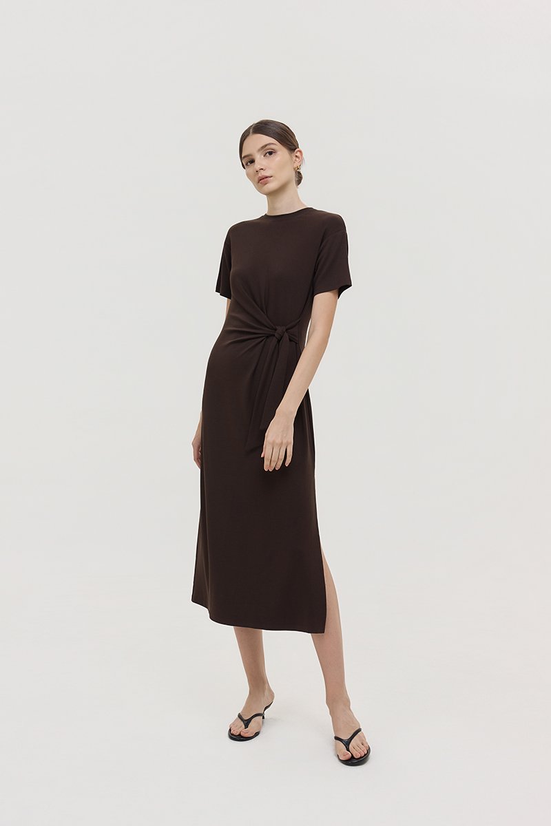 KYRO TIE WAIST TEE DRESS
