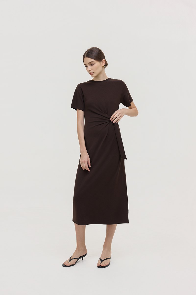 KYRO TIE WAIST TEE DRESS