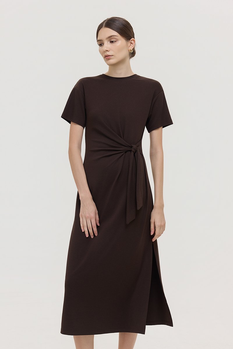 KYRO TIE WAIST TEE DRESS