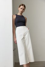 RYLAND HIGHWAIST CROPPED WIDE LEG CULOTTES