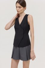 BENITA PIN STRIPED VEST TOP