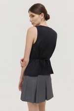 BENITA PIN STRIPED VEST TOP