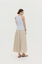 *PREORDER* KATIYA RUCHED LINEN TOP
