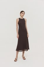 ODESSA BIAS CUT MIDI DRESS