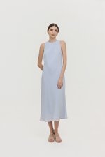 ODESSA BIAS CUT MIDI DRESS