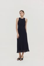 ODESSA BIAS CUT MIDI DRESS