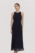ODESSA BIAS CUT MIDI DRESS