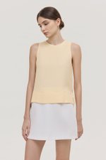 MARLOW SIDE TIE LINEN TOP