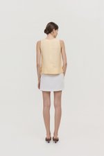 MARLOW SIDE TIE LINEN TOP